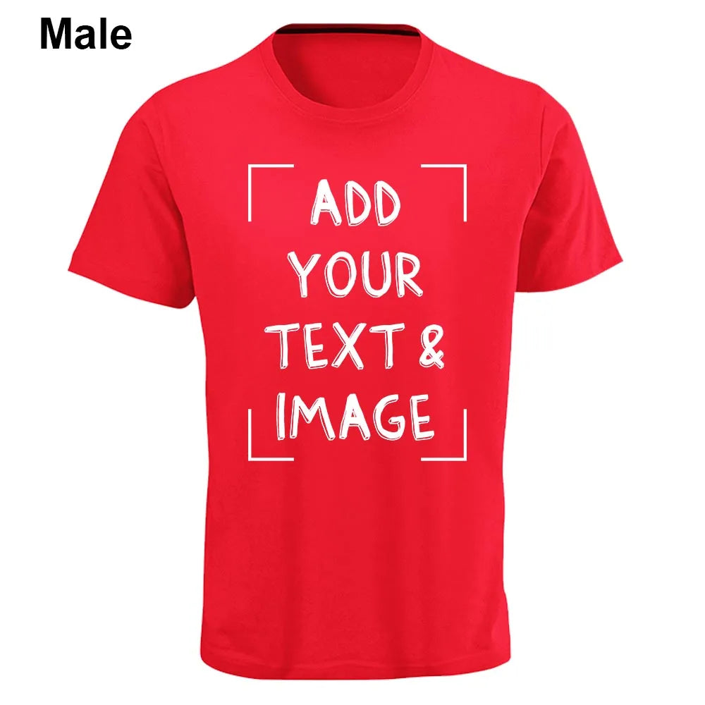 Custom T-shirt with Your Photo/Text/Image