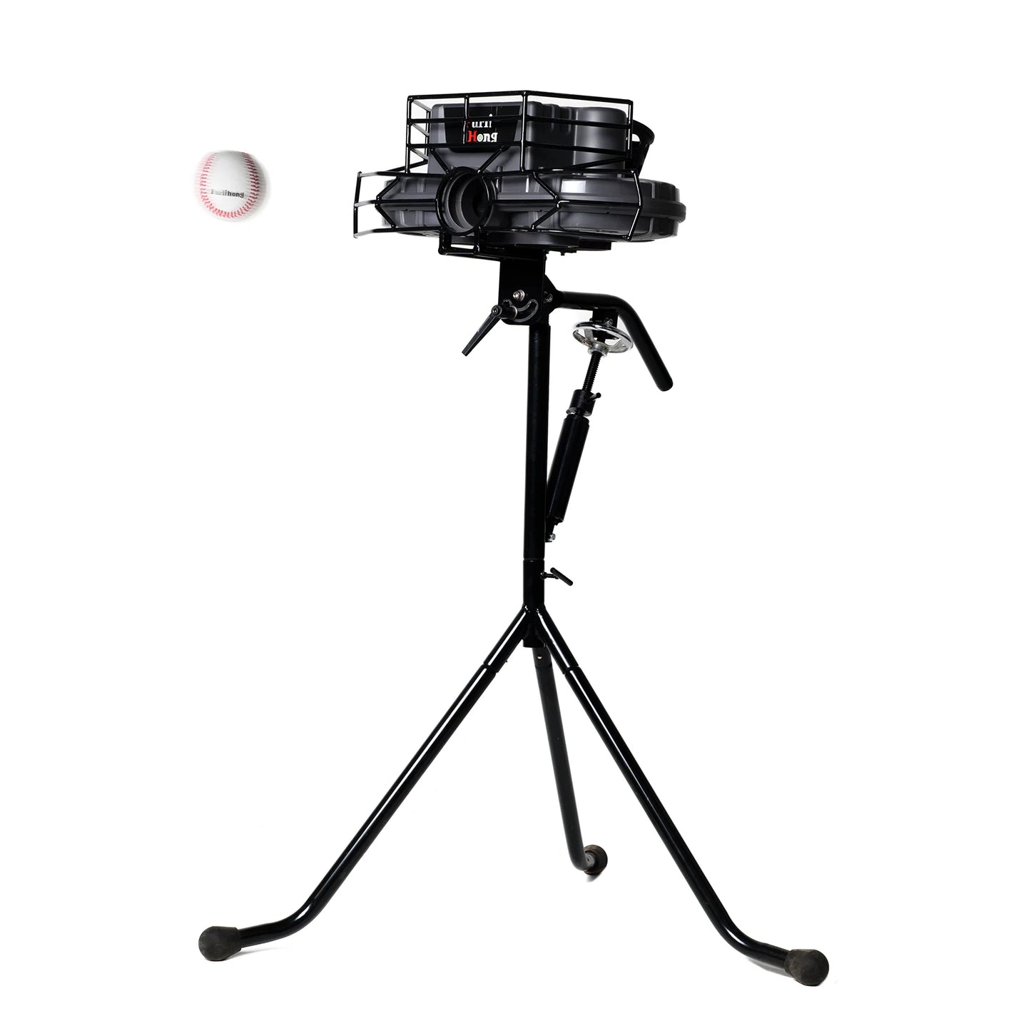 Baseball Pitching Machine Upgraded Version, 30 to 95 MPH with Regulation Baseballs