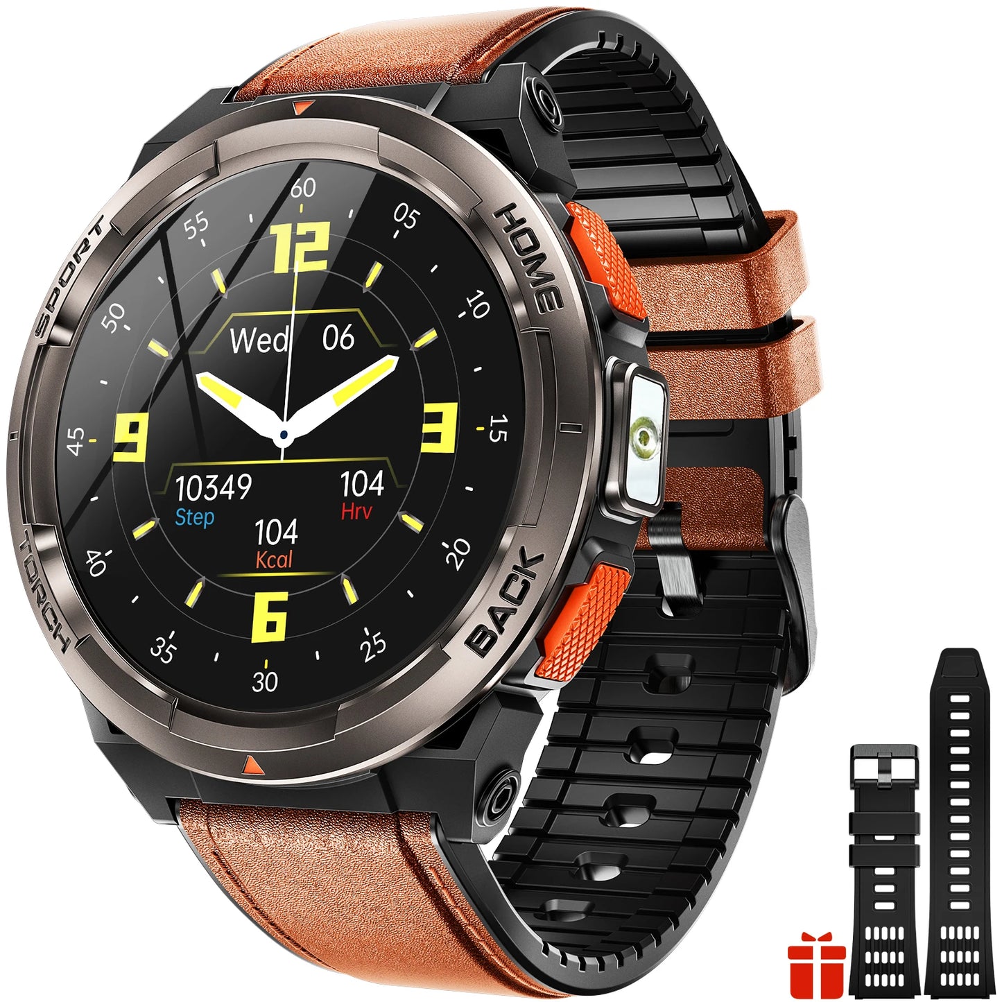EIGIIS 1.45 Inch Waterproof Smart Watch KE5 3ATM