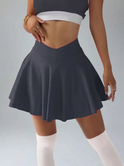 High-Waisted Badminton/Pickleball/Tennis/Volleyball Skort