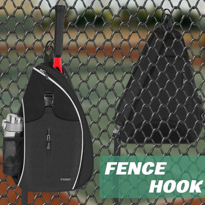 Water-Resistant Pickleball/Tennis Sling Backpack