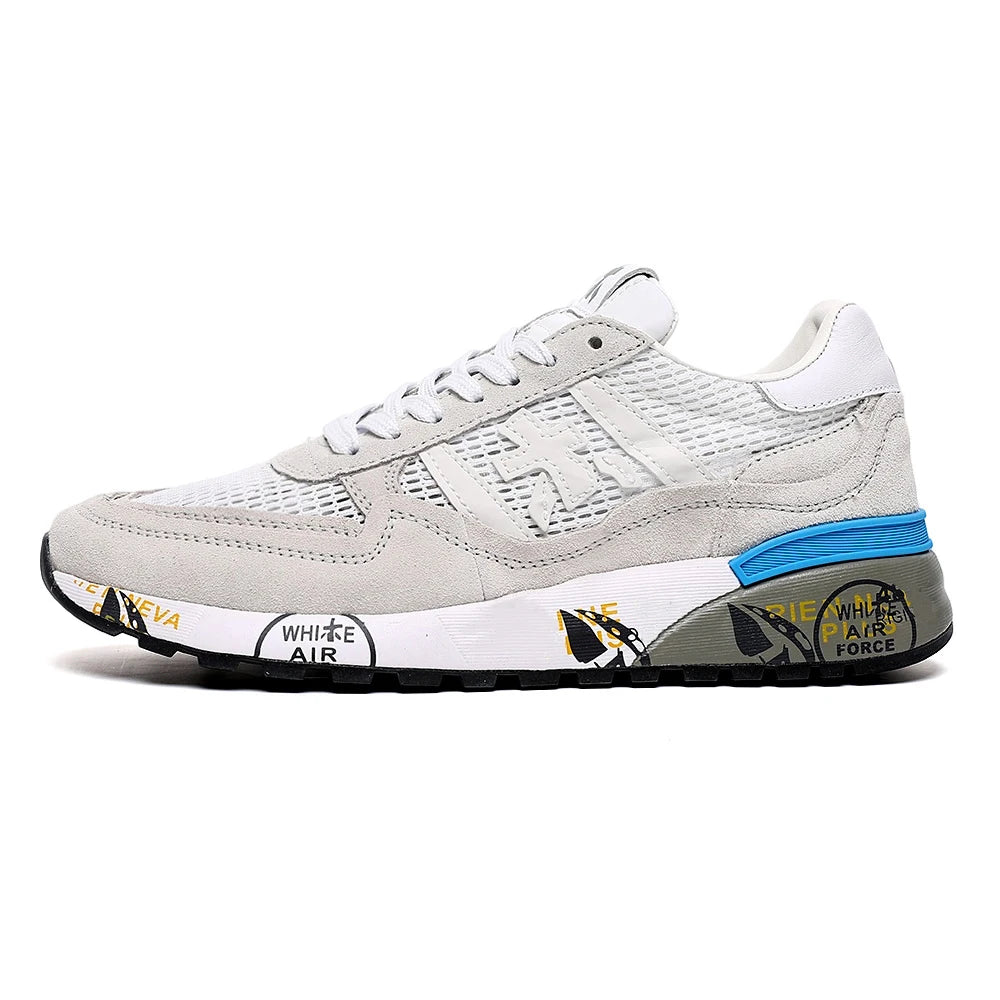 Men's Retro Camouflage Suede Sneakers