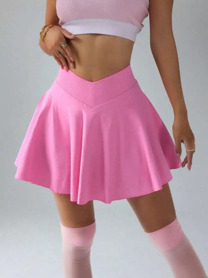 High-Waisted Badminton/Pickleball/Tennis/Volleyball Skort