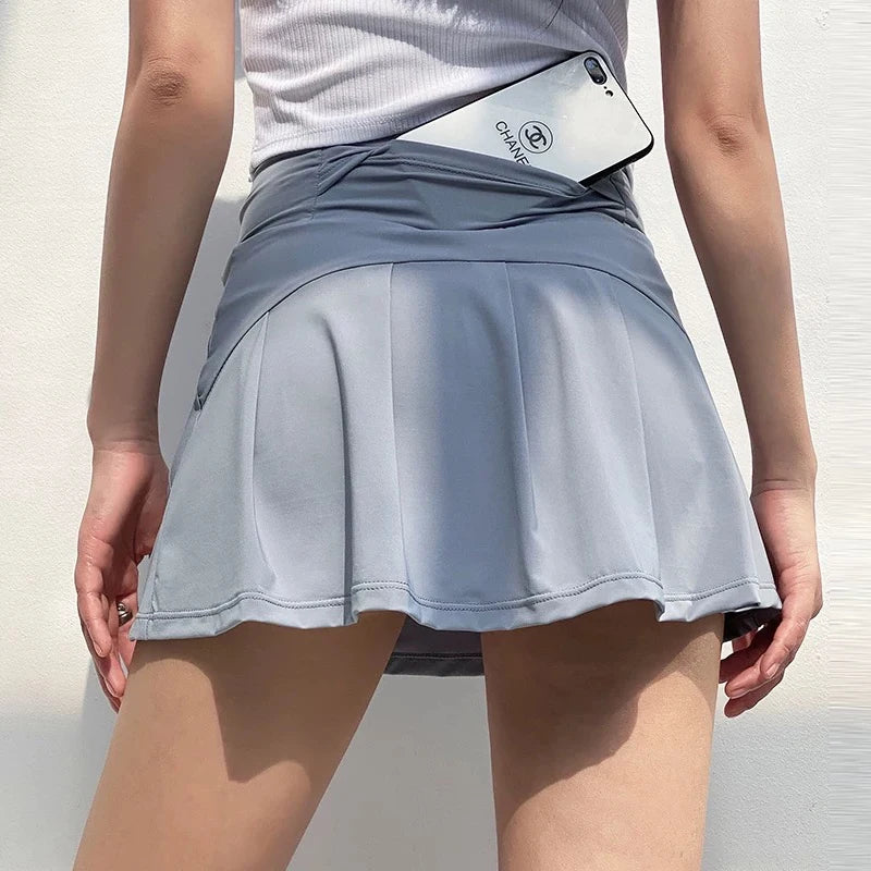 Women's High-Waisted Sports Short Skirt