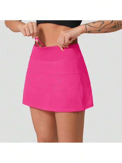 Womens High Waisted Tennis Skort