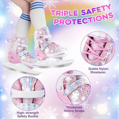 Adjustable Ice Hockey Skates