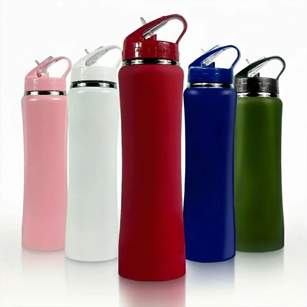 Stainless Steel Water Bottle with Straw