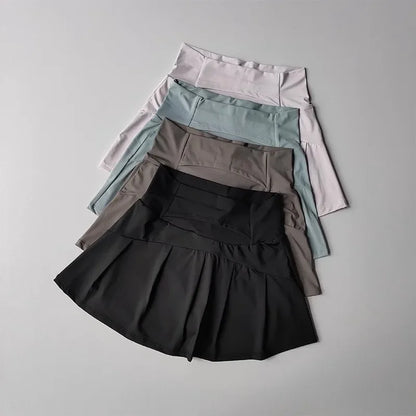 Women's High-Waisted Sports Short Skirt