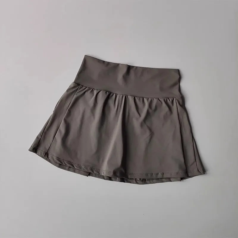 Women's High-Waisted Sports Short Skirt