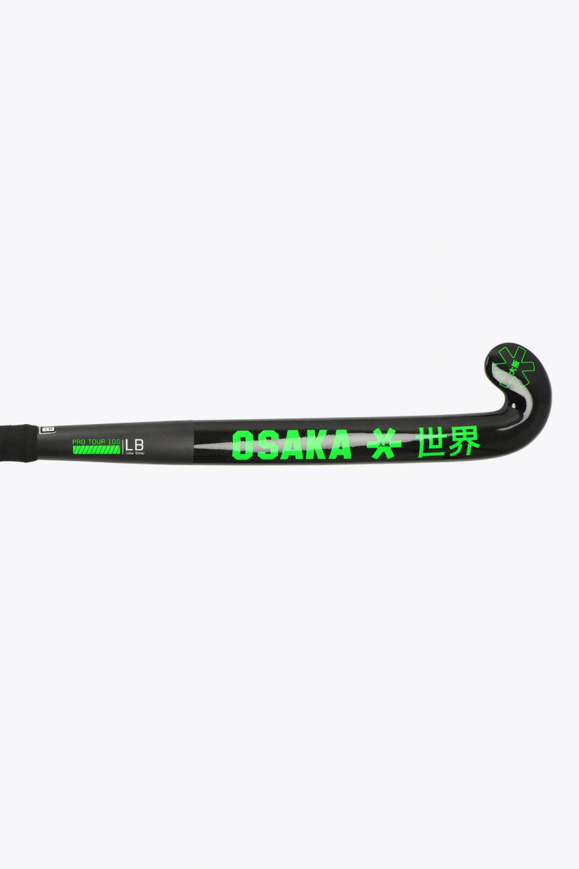 Osaka Field Hockey Stick Pro Tour 100 - Low Bow | Iconic Black
