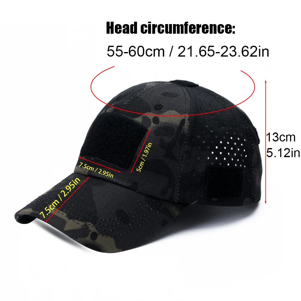 New Men Camouflage Sunscreen Baseball Cap