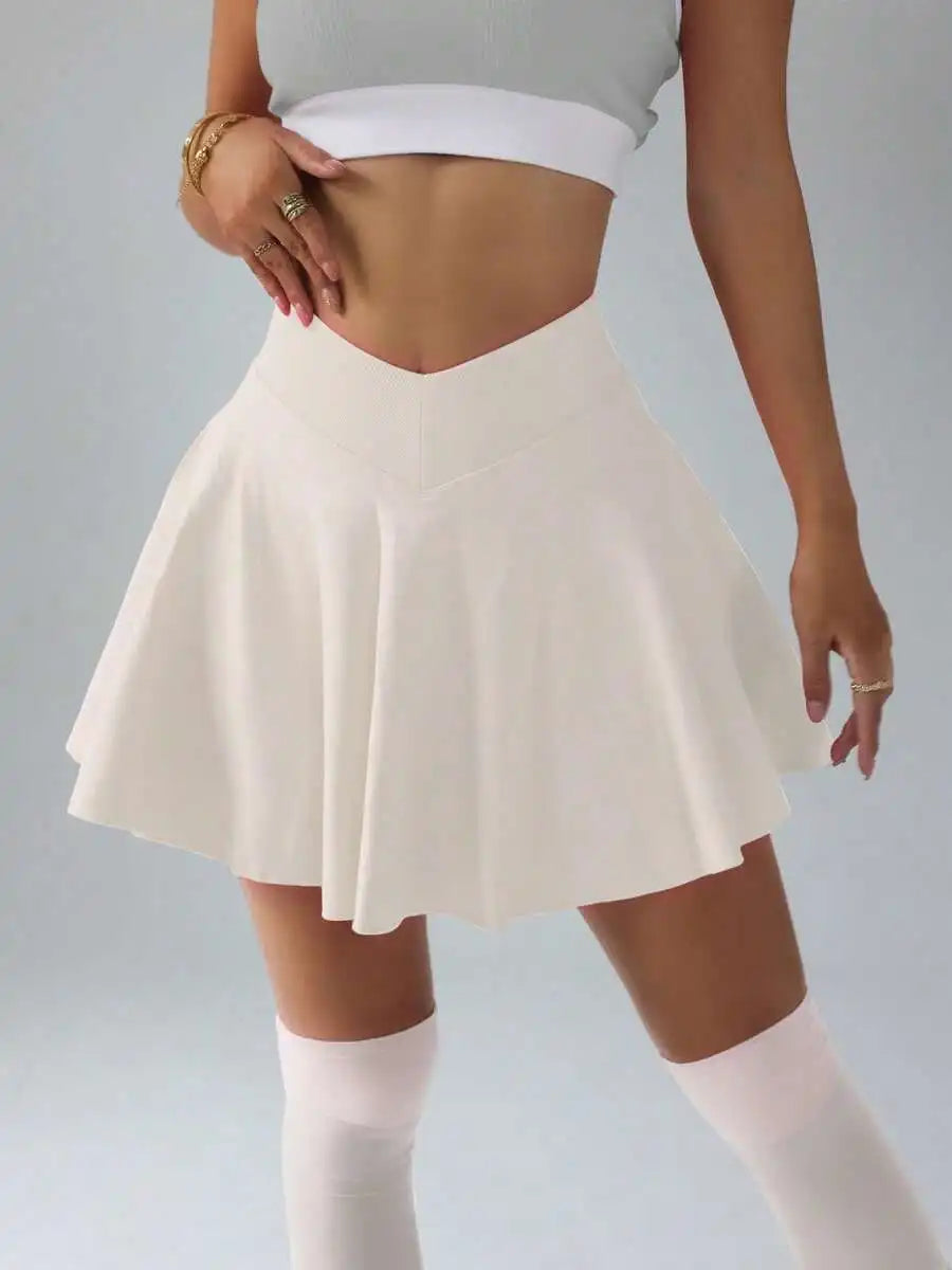 High-Waisted Badminton/Pickleball/Tennis/Volleyball Skort