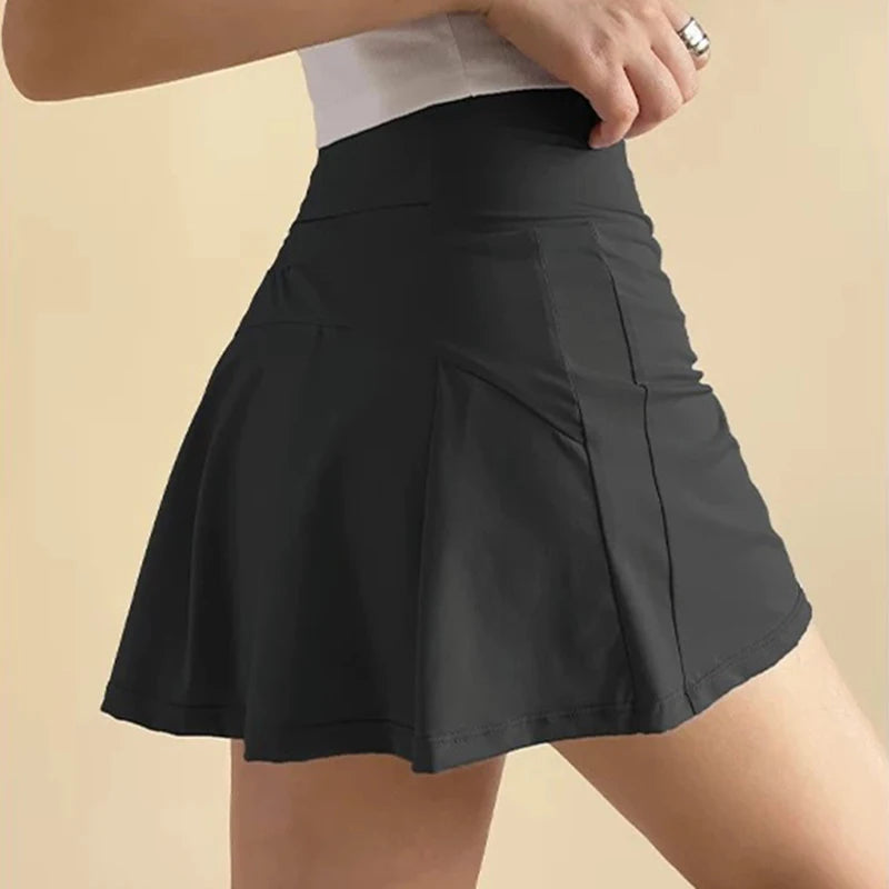 Women's High-Waisted Sports Short Skirt