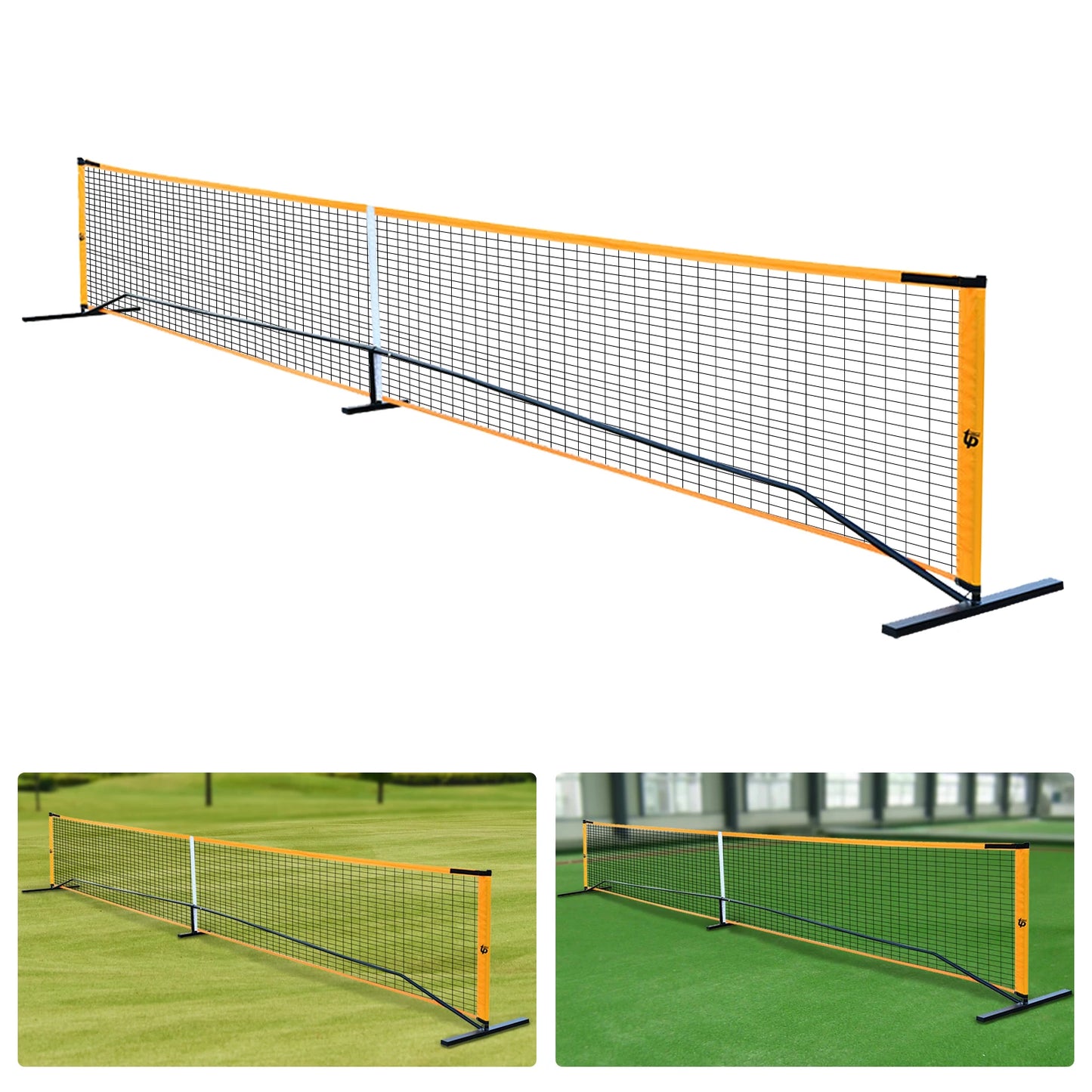 Portable Pickleball Net Set With 4 Paddles
