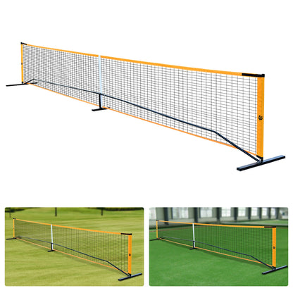 Portable Pickleball Net Set With 4 Paddles