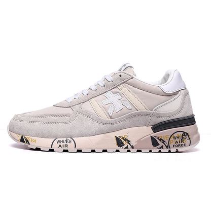 Men's Retro Camouflage Suede Sneakers