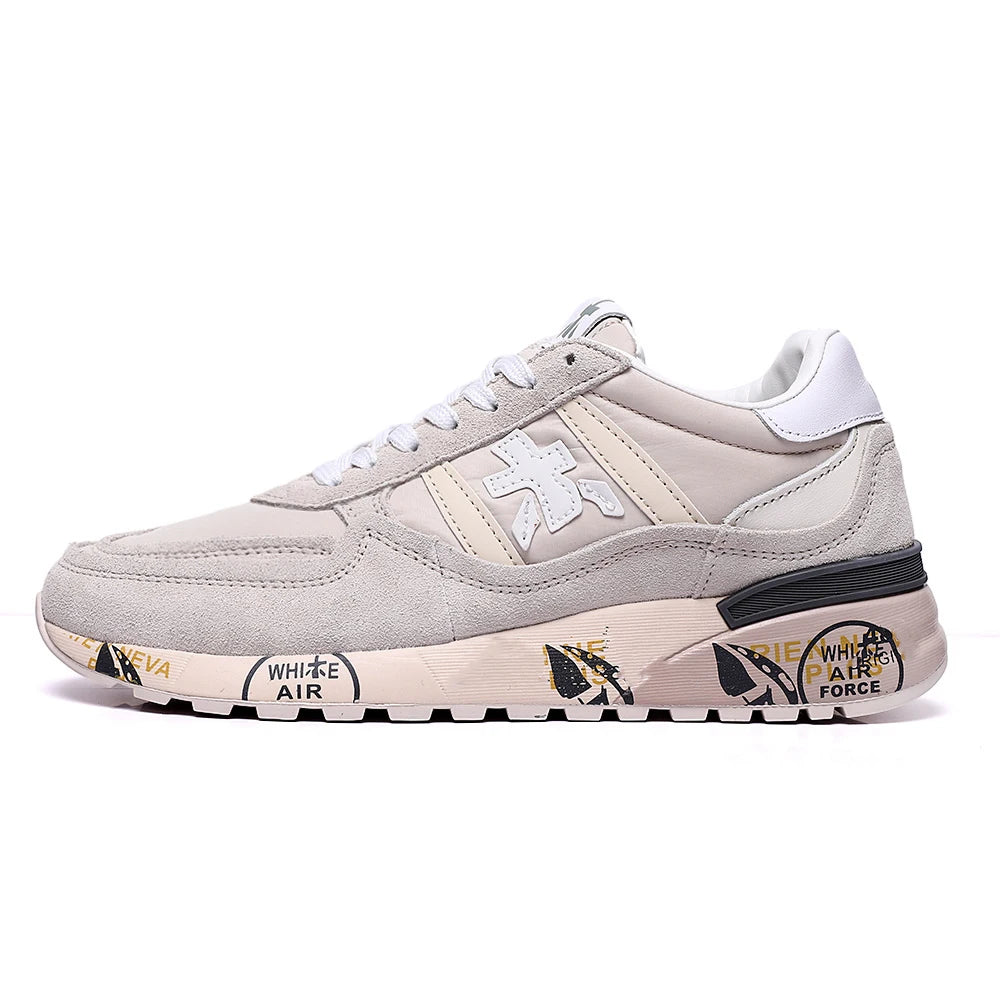 Men's Retro Camouflage Suede Sneakers