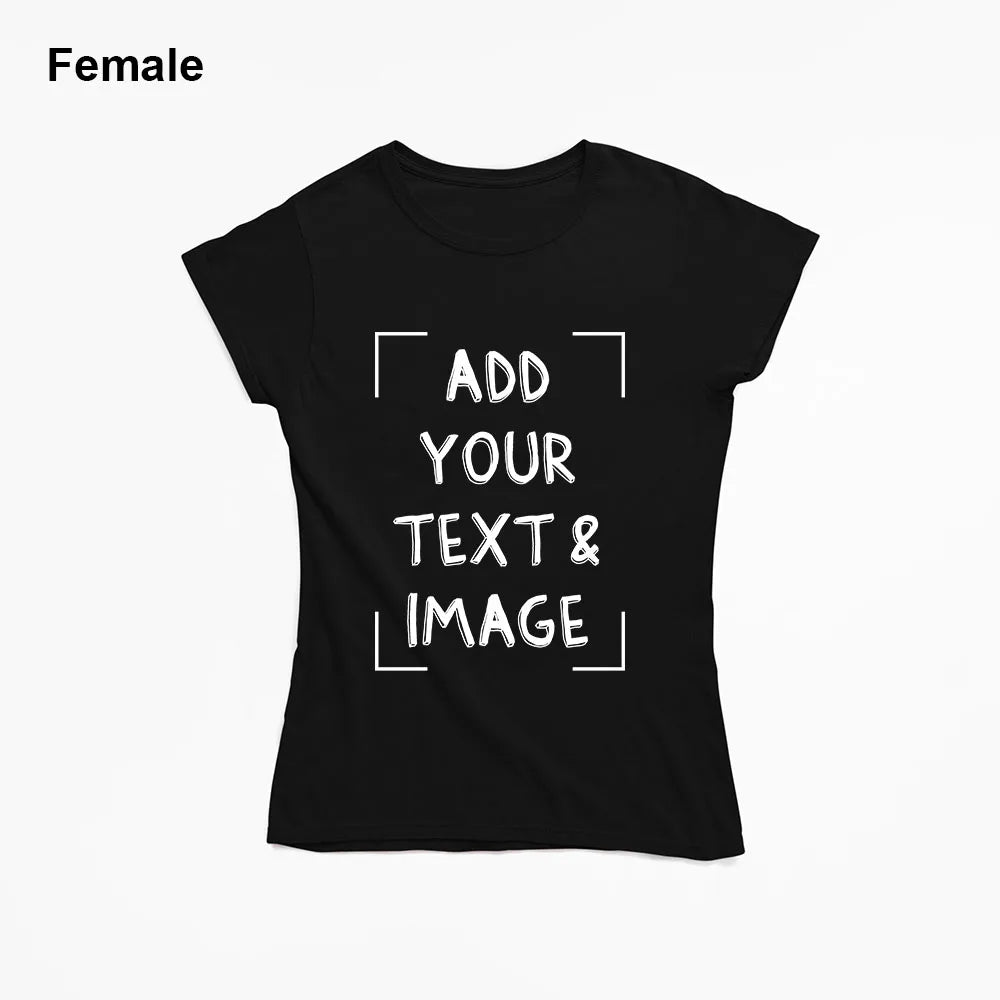 Custom T-shirt with Your Photo/Text/Image