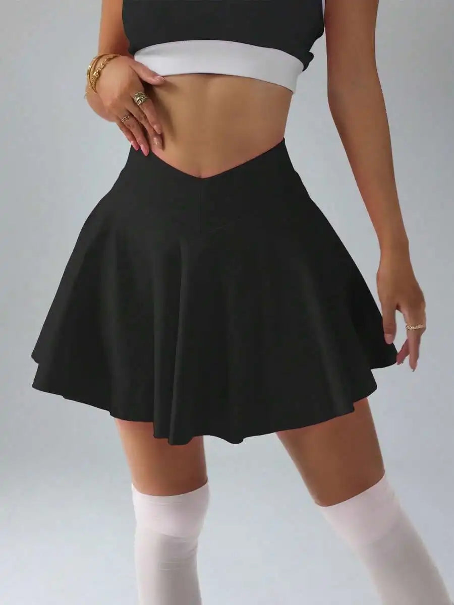High-Waisted Badminton/Pickleball/Tennis/Volleyball Skort