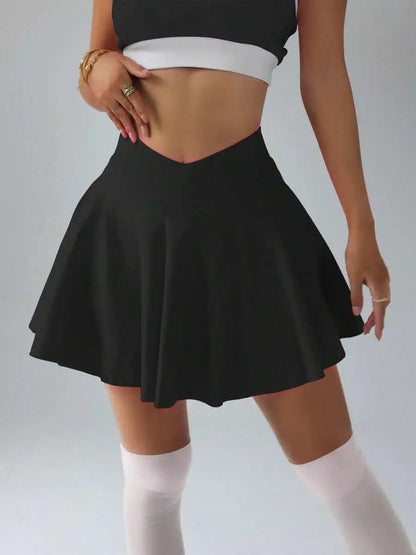 High-Waisted Badminton/Pickleball/Tennis/Volleyball Skort