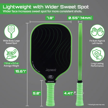 Pickleball Paddle USAPA Approved T300 Carbon Fiber