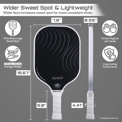 Pickleball Paddle USAPA Approved T300 Carbon Fiber