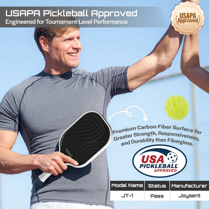 Pickleball Paddle USAPA Approved T300 Carbon Fiber