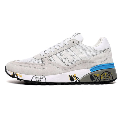 Men's Retro Camouflage Suede Sneakers