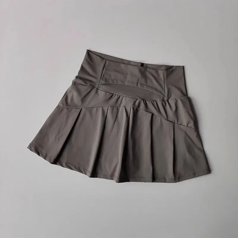 Women's High-Waisted Sports Short Skirt