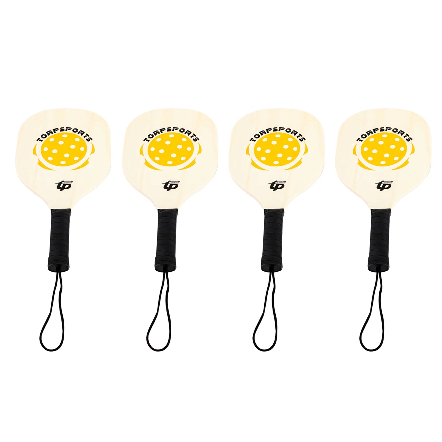 Portable Pickleball Net Set With 4 Paddles