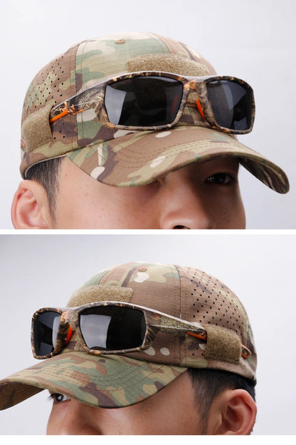 New Men Camouflage Sunscreen Baseball Cap