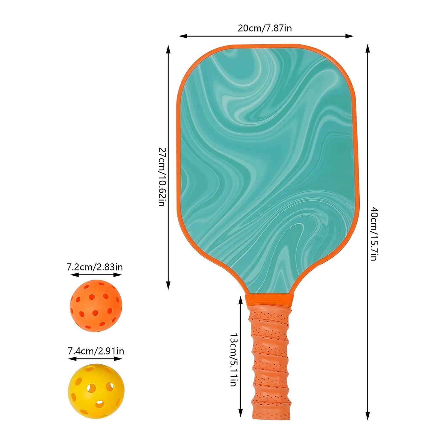 Set Of 4 Paddles And 4 Balls