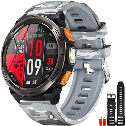 EIGIIS 1.45 Inch Waterproof Smart Watch KE5 3ATM