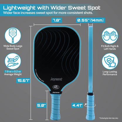 Pickleball Paddle USAPA Approved T300 Carbon Fiber