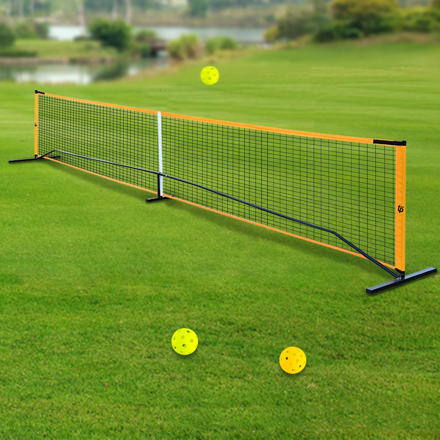 Portable Pickleball Net Set With 4 Paddles