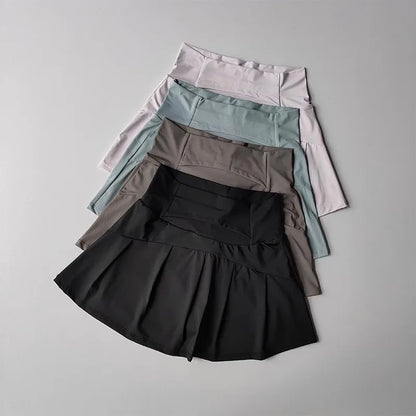 Women's High-Waisted Sports Short Skirt