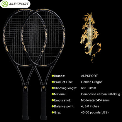 Carbon Fiber Tennis Racket Suitable For Students And Teenagers