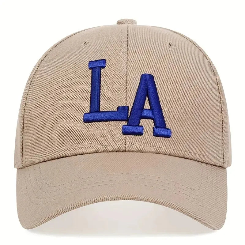 Unisex LA Letter Embroidery Snapback Baseball Caps