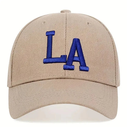 Unisex LA Letter Embroidery Snapback Baseball Caps