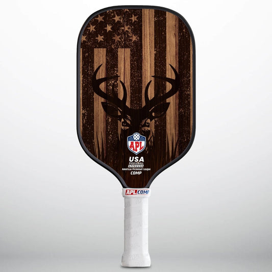 APL - Deer Flag | 16mm Carbon Fiber | Best Pickleball Paddles | American Pickleball League