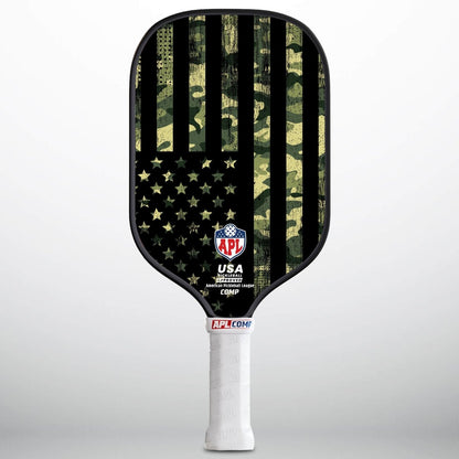 APL - Camo Flag | 16mm Carbon Fiber | Best Pickleball Paddles | American Pickleball League