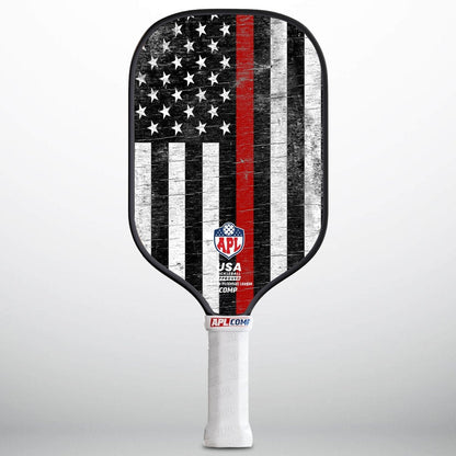 APL - Red Line Pickleball Paddle | 16mm Carbon Fiber | Best Pickleball Paddles | American Pickleball League