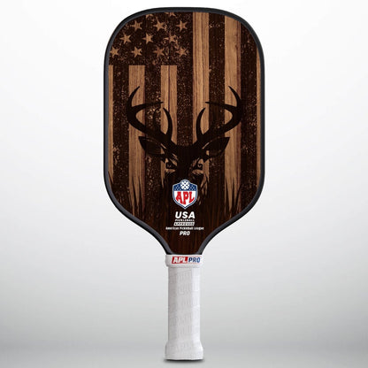 APL - Deer Flag | 16mm Carbon Fiber | Best Pickleball Paddles | American Pickleball League