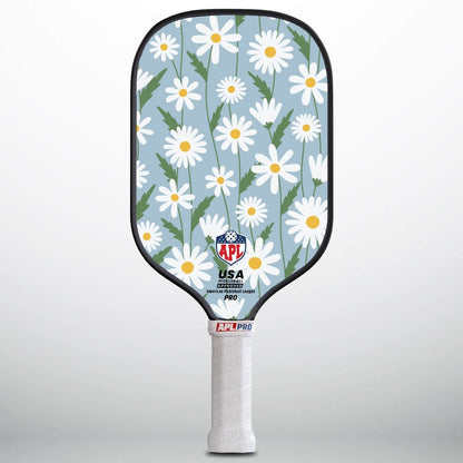 APL - Sun Flowers | 16mm Carbon Fiber | Best Pickleball Paddles | American Pickleball League