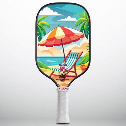 APL - Chair on Beach | 16mm Carbon Fiber | Best Pickleball Paddles | American Pickleball League
