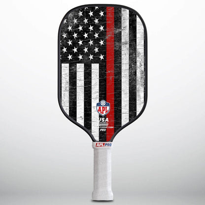 APL - Red Line Pickleball Paddle | 16mm Carbon Fiber | Best Pickleball Paddles | American Pickleball League