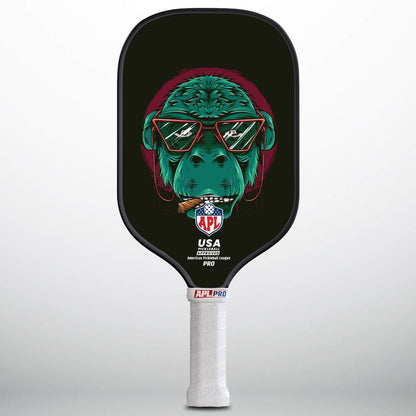 APL - Skull Glasses Pickleball Paddle | 16mm Carbon Fiber | Best Pickleball Paddles | American Pickleball League