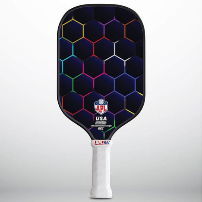 APL - Hexagon Shapes Pickleball Paddle | 16mm Carbon Fiber | Best Pickleball Paddles | American Pickleball League