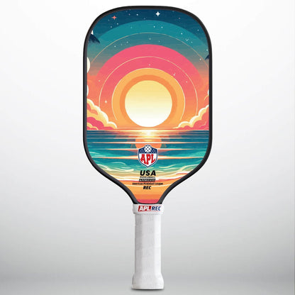 APL - Colorful Patterns Pickleball Paddle | 16mm Carbon Fiber | Best Pickleball Paddles | American Pickleball League