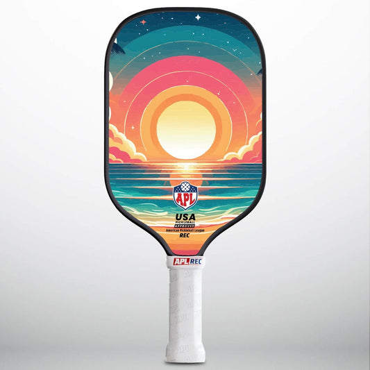 APL - Colorful Patterns Pickleball Paddle | 16mm Carbon Fiber | Best Pickleball Paddles | American Pickleball League
